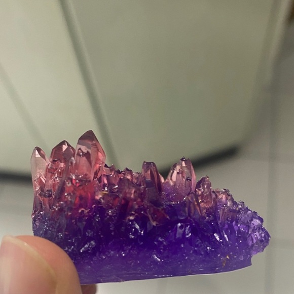 House decoration ~ Purple & pink crystal cluster decoration 💜💗 - Picture 14 of 16